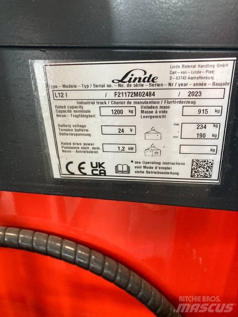 Linde L12i/1172 行走控制式堆積機
