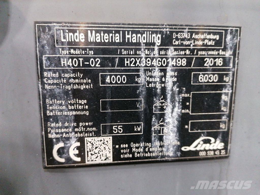 Linde H40T-02 液化石油氣LPG卡車