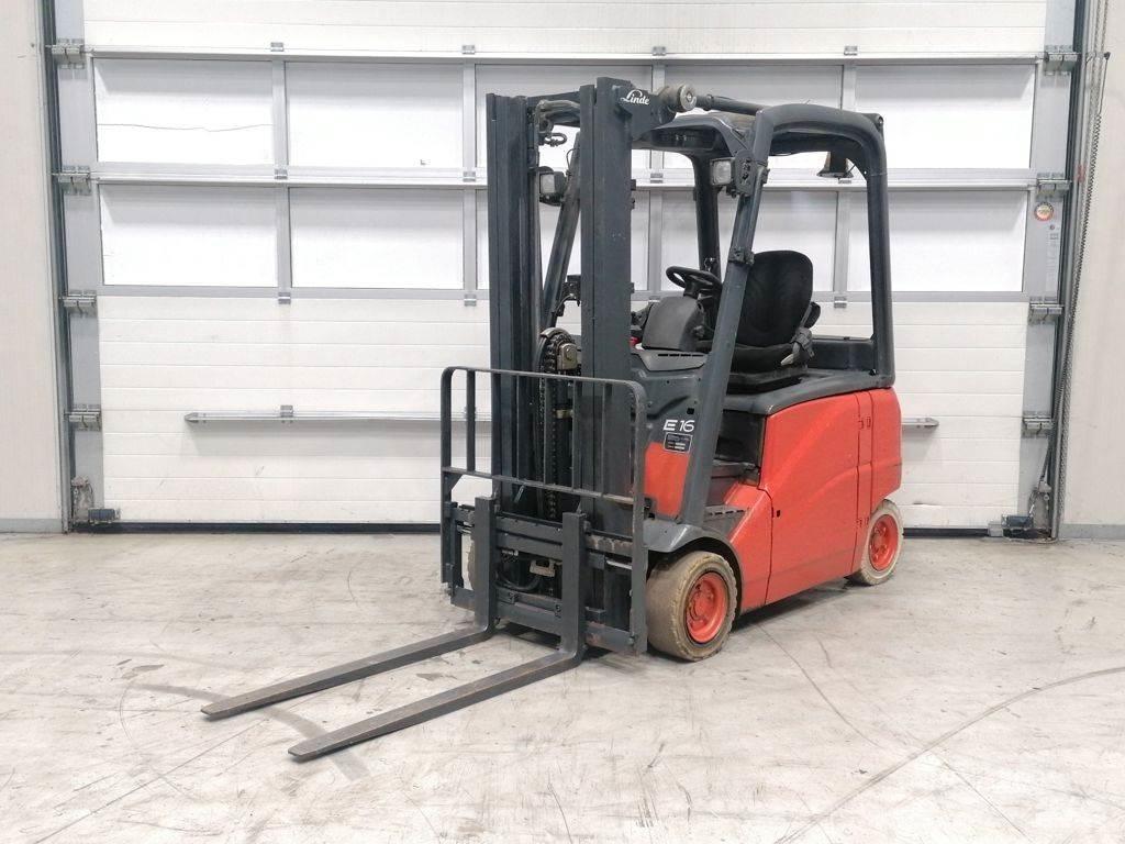 Linde E16PH-01 電動堆高機