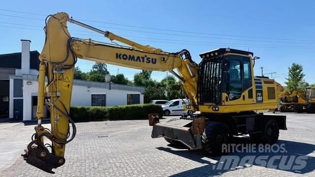 Komatsu PW 180-10 旋轉式挖土機/掘鑿機/挖掘機