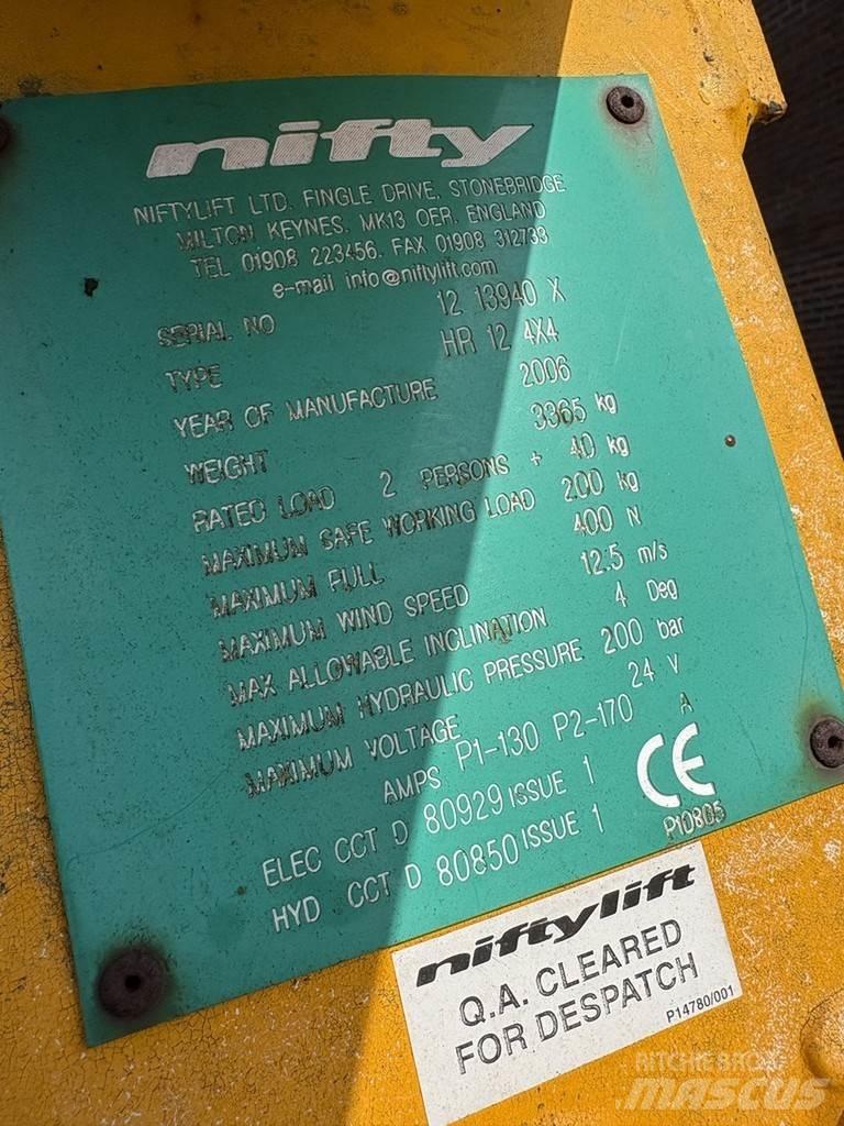 Niftylift Hr12nde 曲臂高空作業車