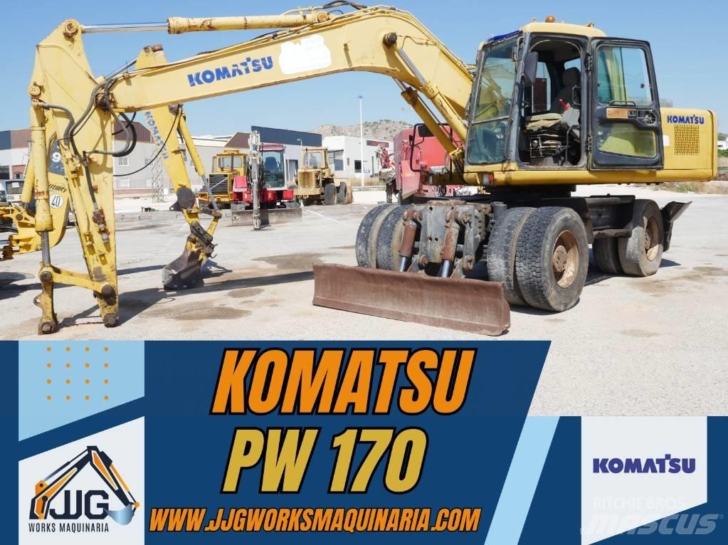 Komatsu PW 170 旋轉式挖土機/掘鑿機/挖掘機