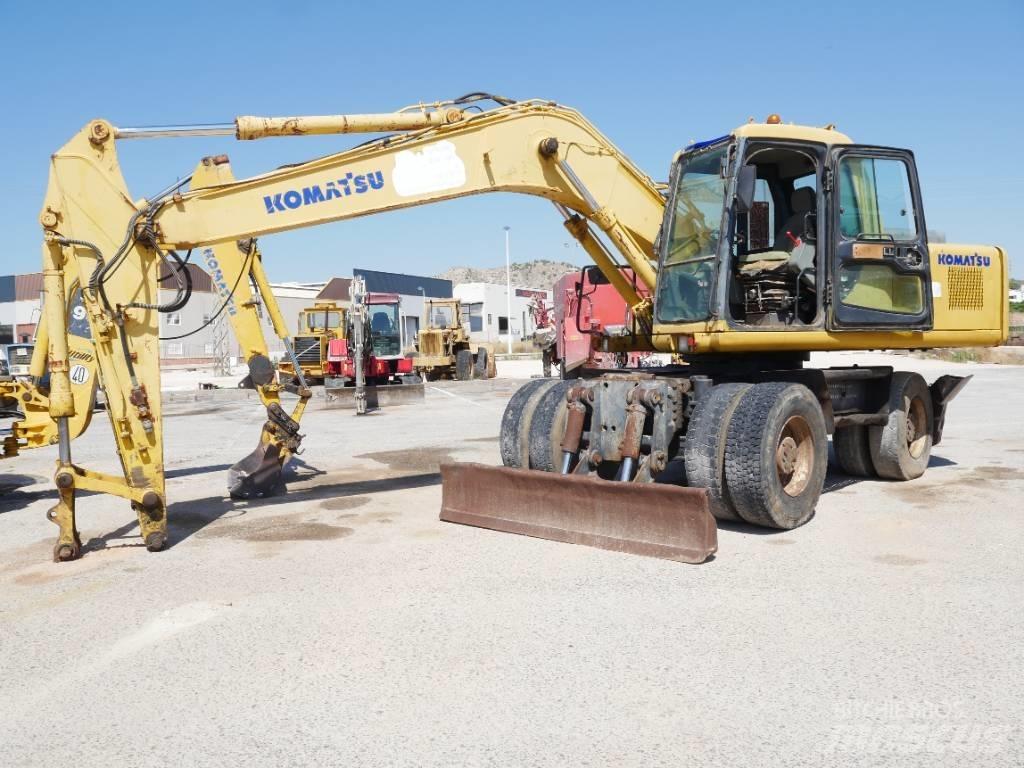 Komatsu PW 170 旋轉式挖土機/掘鑿機/挖掘機
