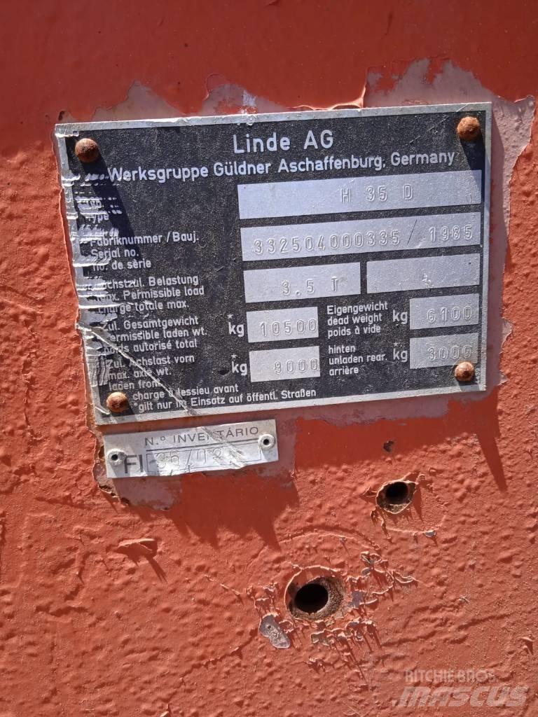 Linde H 35 D 柴油卡車