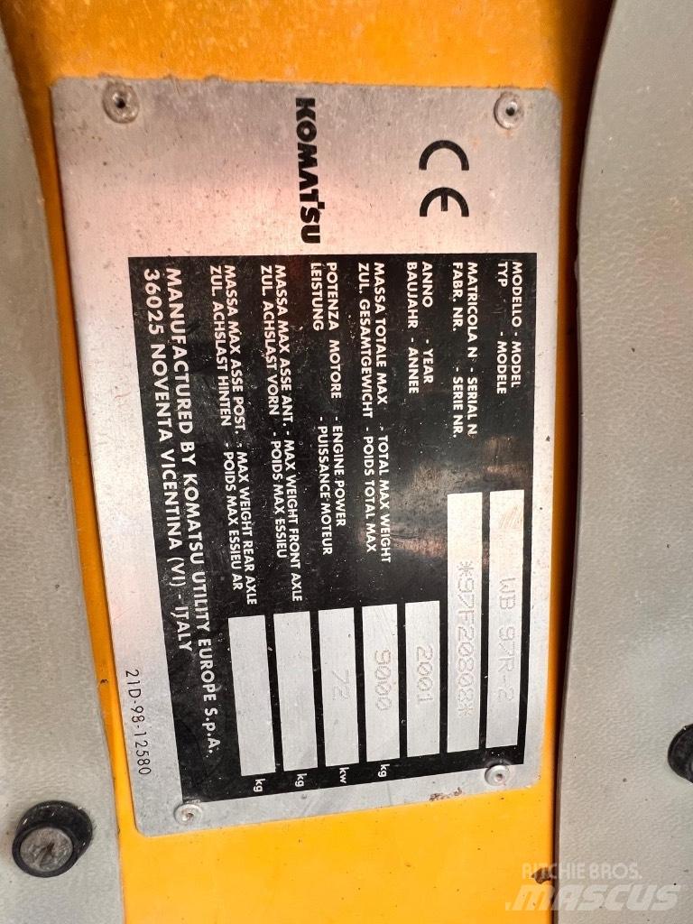 Komatsu WB 97 R-2 反鏟裝載機