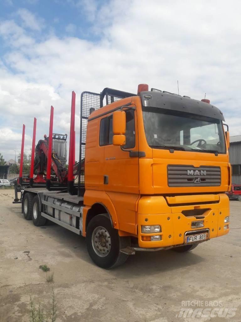 MAN TGA 33.530 木材貨車
