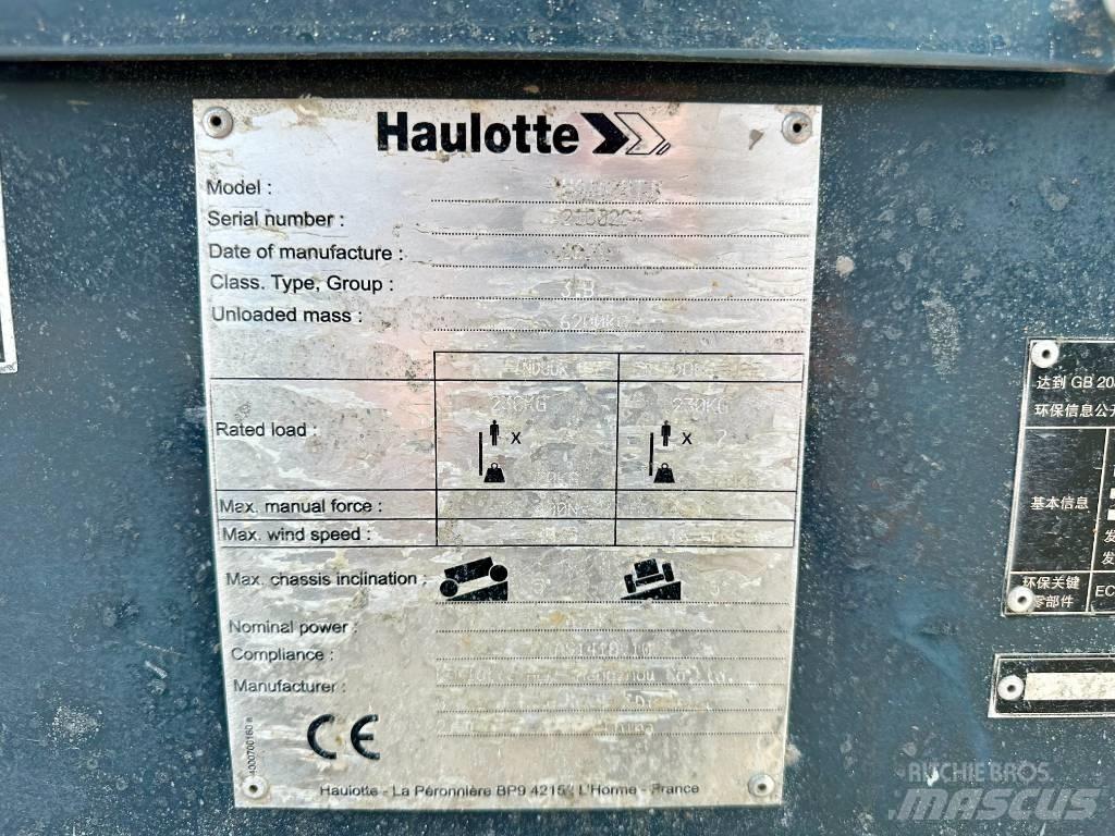 Haulotte HA16RTJ 曲臂高空作業車