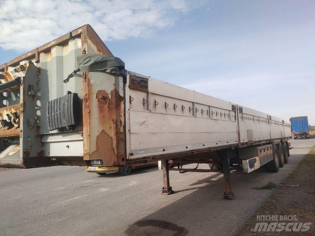 Krone alumiinilaidat 平台/側卸半拖車