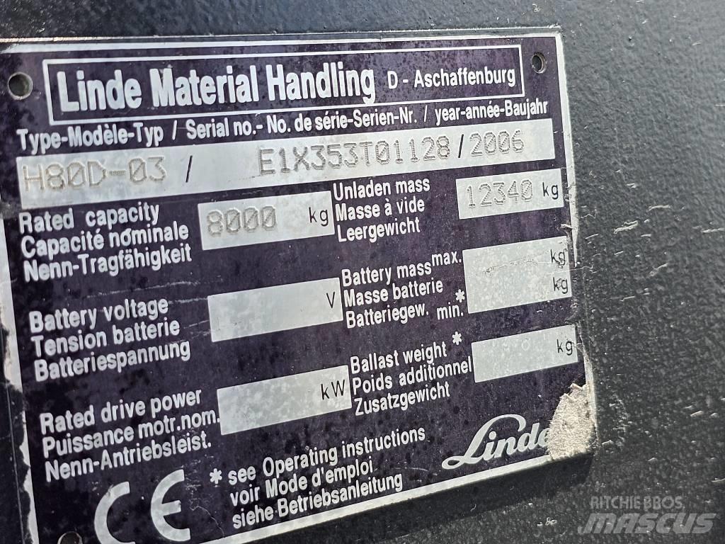 Linde H80D-03 柴油卡車