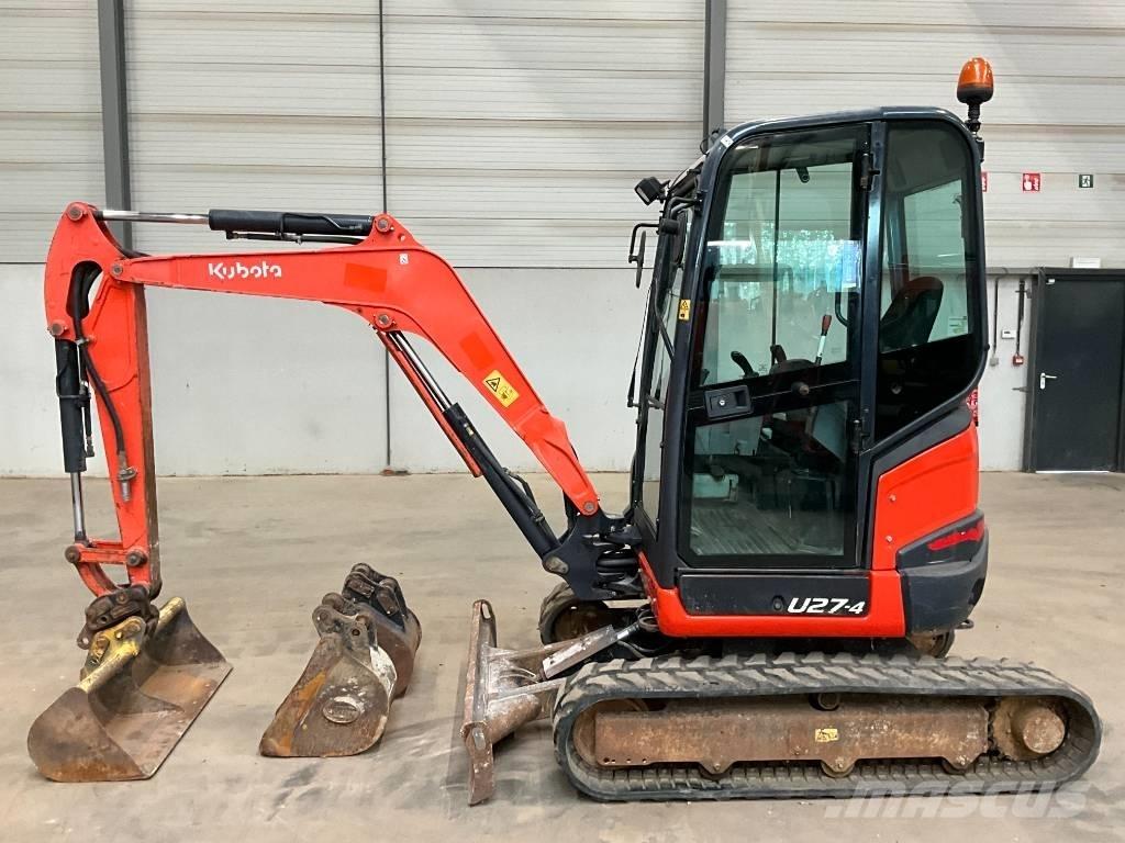 Kubota U 27-4 小型挖土機/掘鑿機<7t(小型挖掘機)