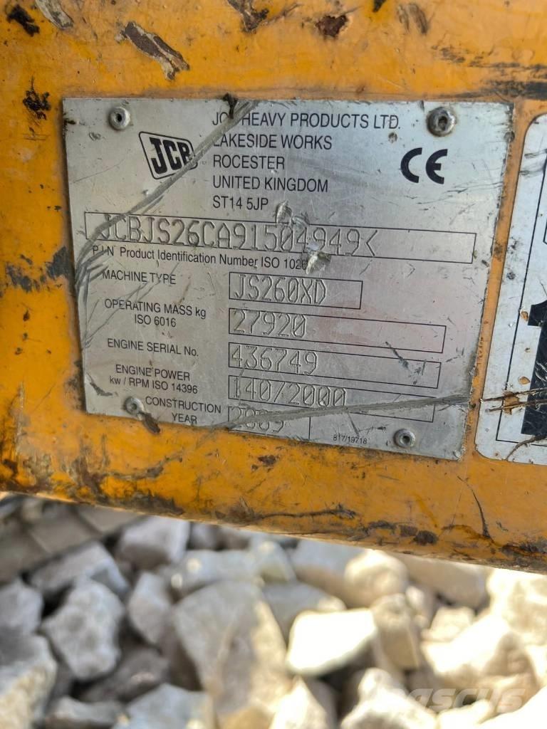 JCB JS 260 XD 軸