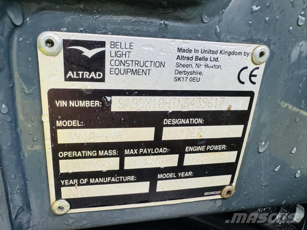 Altrad Belle DX1000 側卸礦車