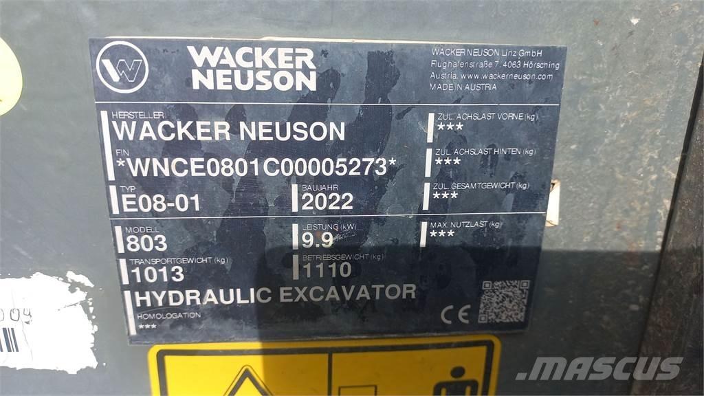 Wacker Neuson 803 履帶式 挖土機/掘鑿機/挖掘機
