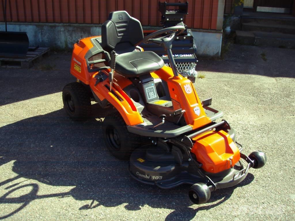 Husqvarna R 214 TC 騎乘式割草機
