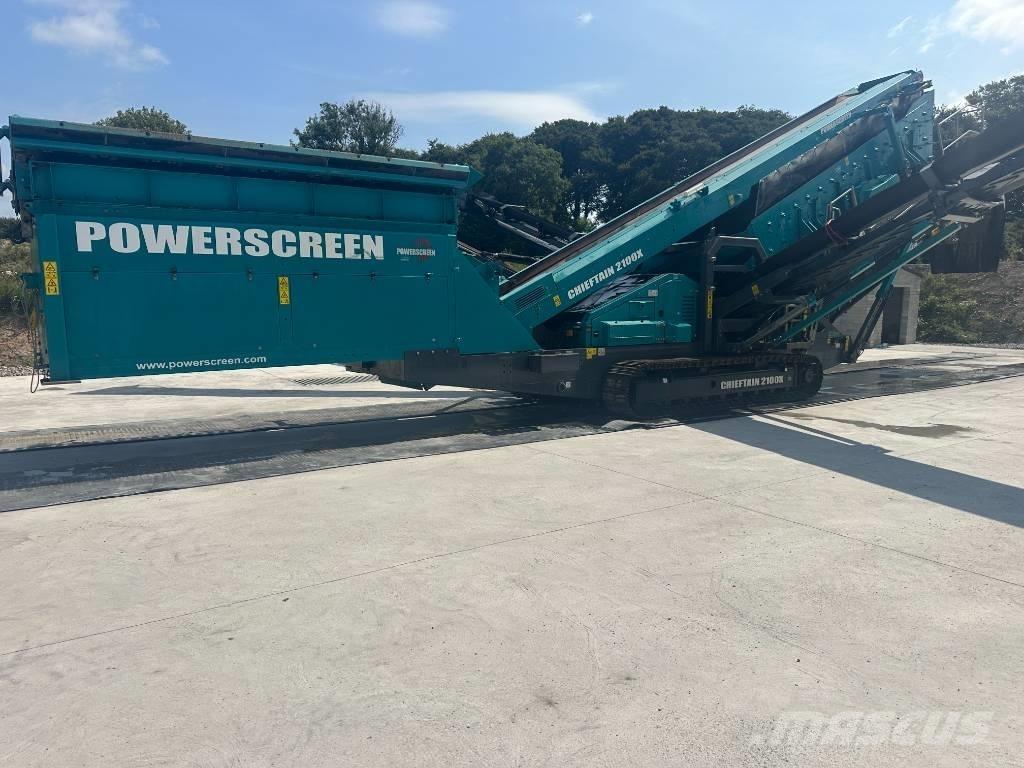 PowerScreen 2100X 移動式篩選機