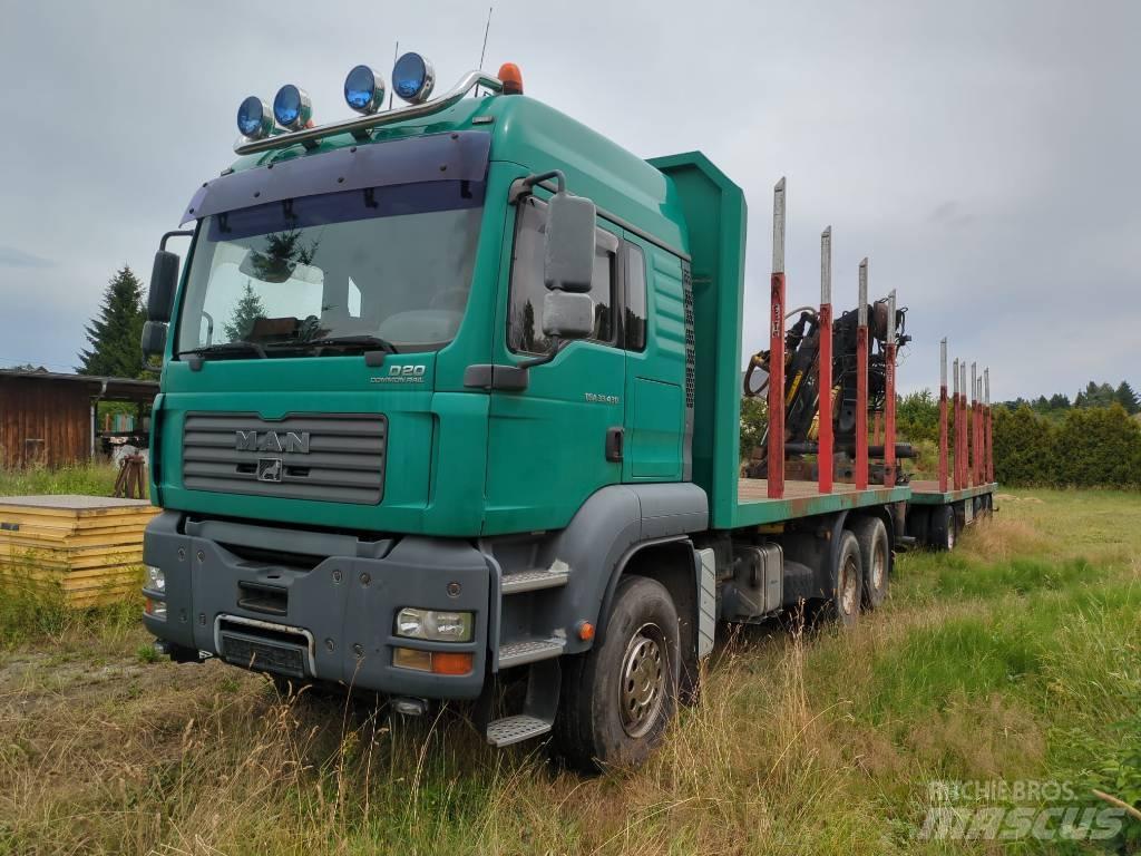 MAN TGA 33.430 木材貨車