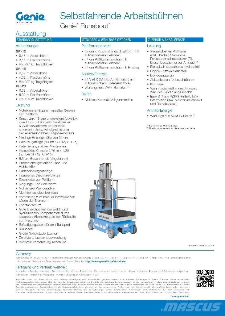Genie GR-20 垂直升降工作台
