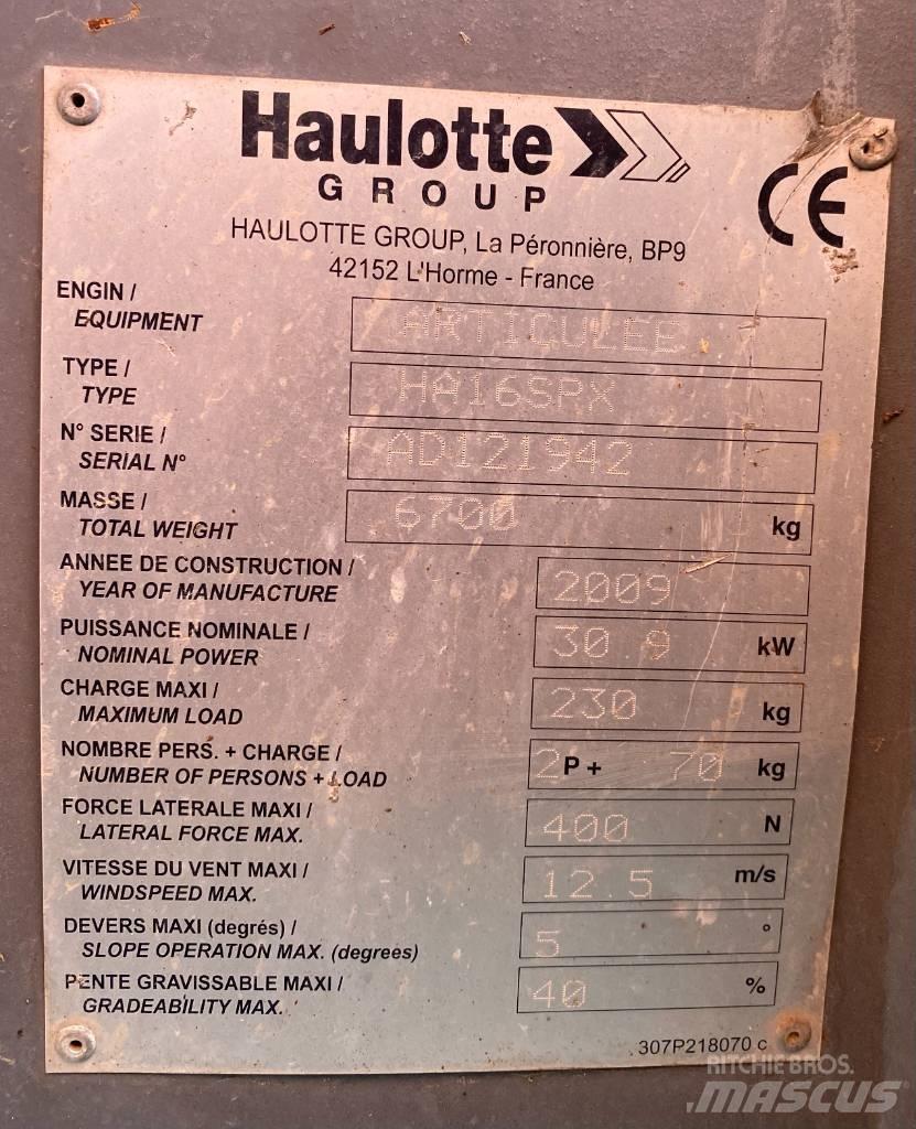 Haulotte HA 16 SPX 曲臂高空作業車