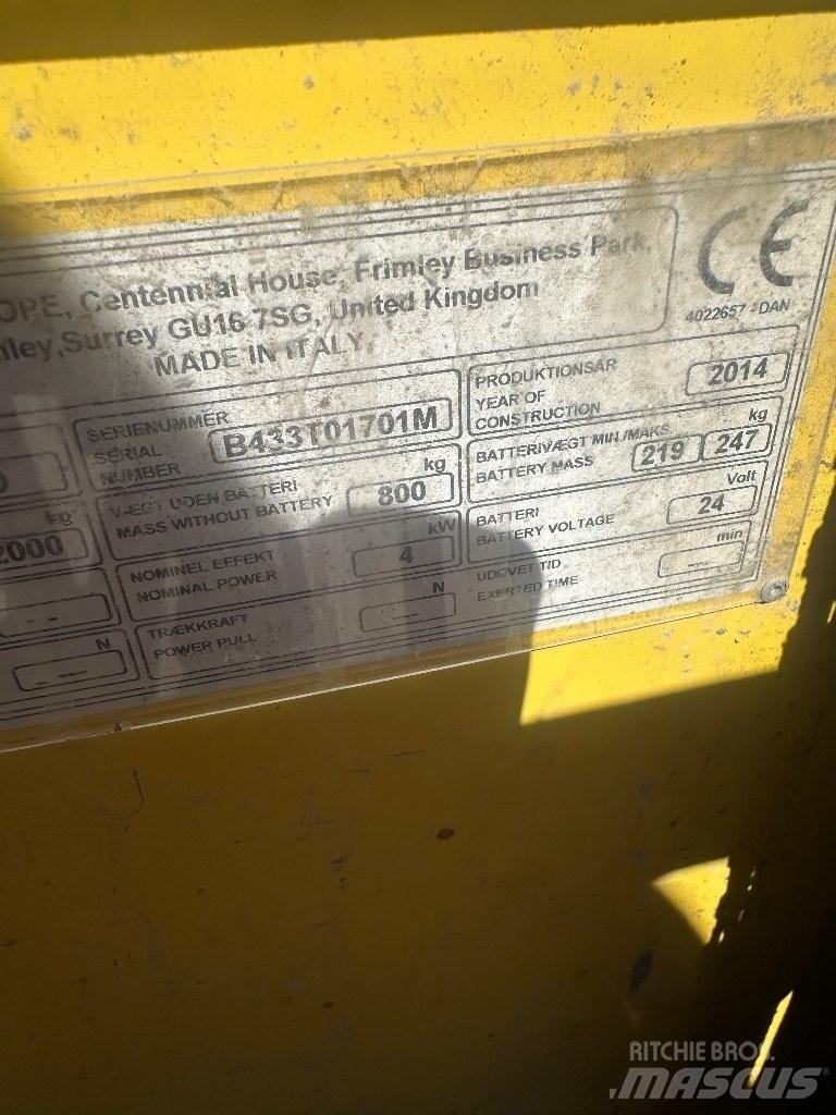 Hyster P 2.0 自走式堆積機