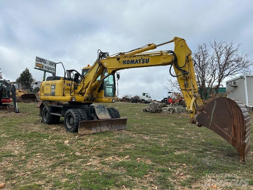 Komatsu PW 160-7E0 旋轉式挖土機/掘鑿機/挖掘機