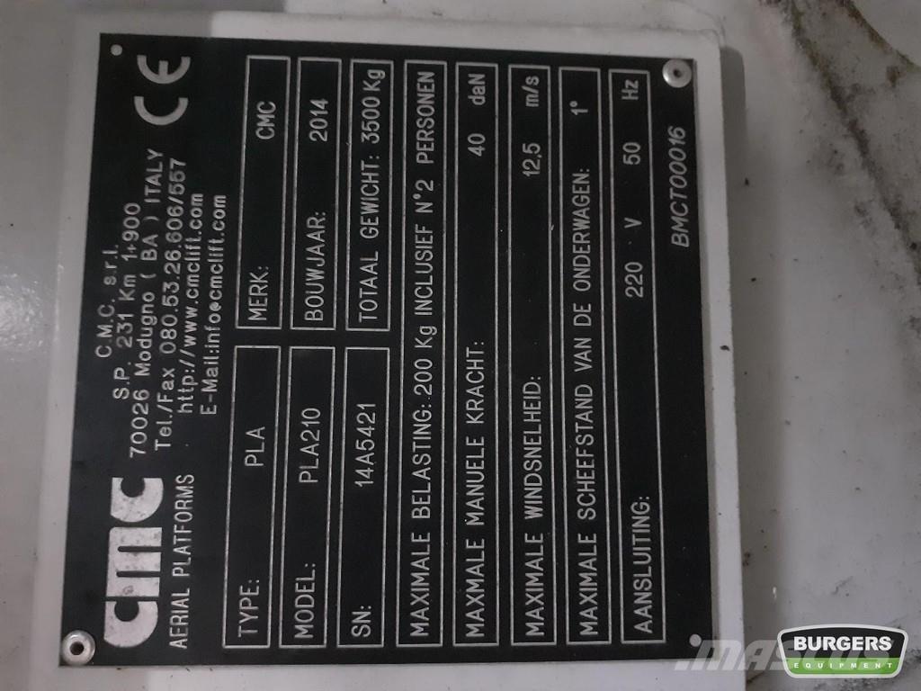 CMC PLA 210 伸縮臂高空作業車