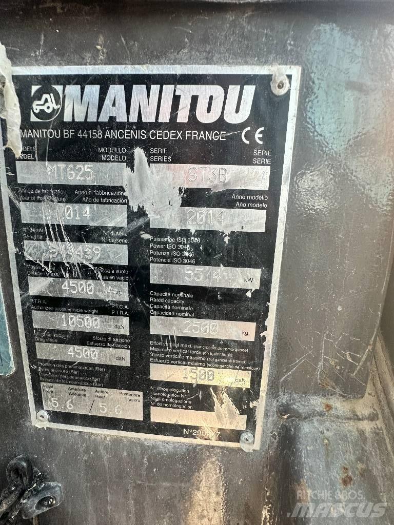 Manitou MT 625 伸縮臂操作車