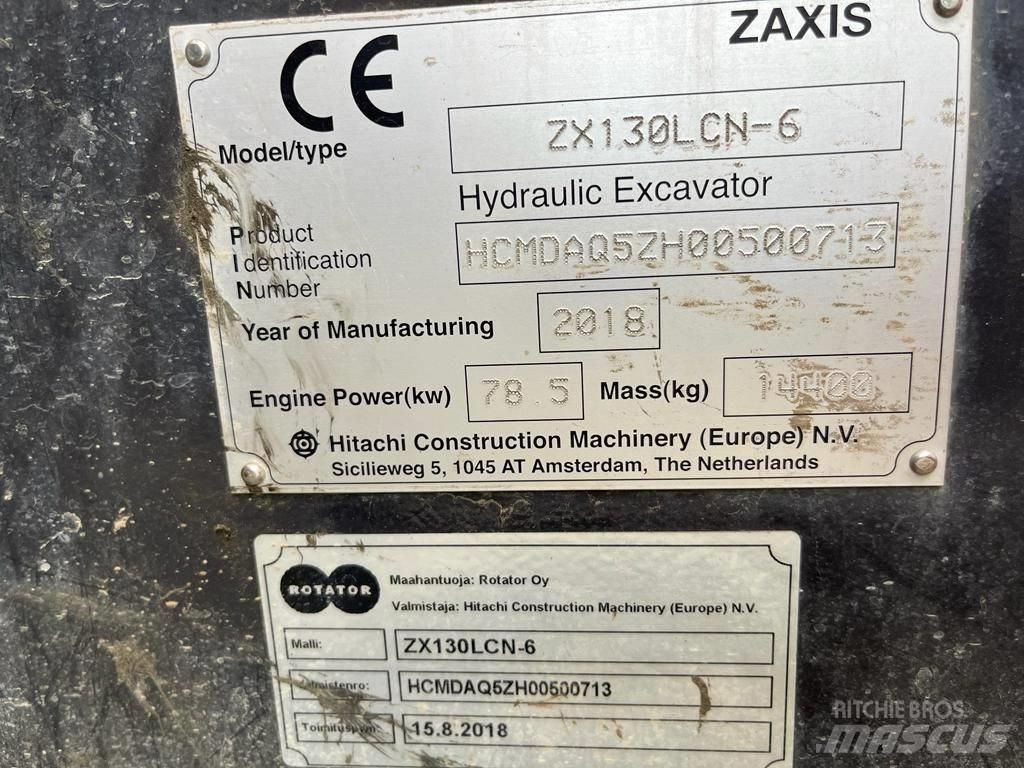 Hitachi ZX130LCN-6 履帶式 挖土機/掘鑿機/挖掘機