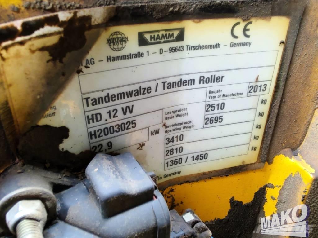 Hamm HD 12 VV 雙輪滾壓機