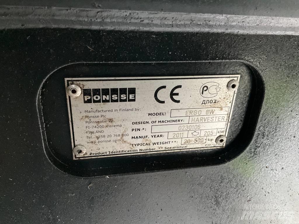 Ponsse ERGO 8W 收穫機