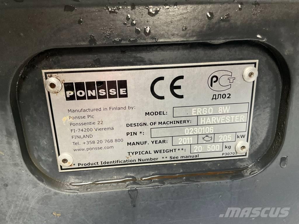 Ponsse ERGO 8W 收穫機