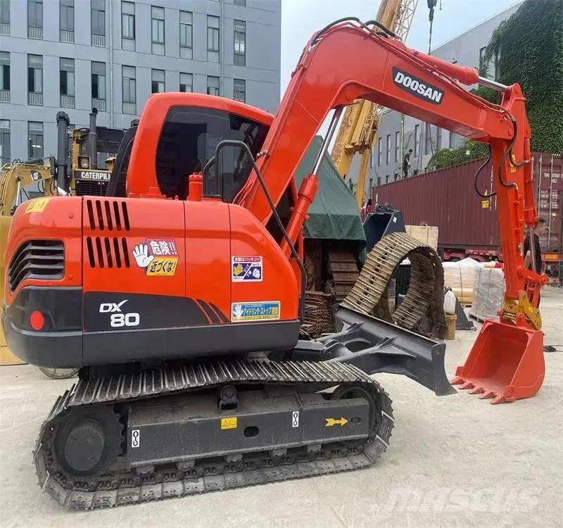 Doosan DX80 中型挖土機/掘鑿機/挖掘機 7t-12t