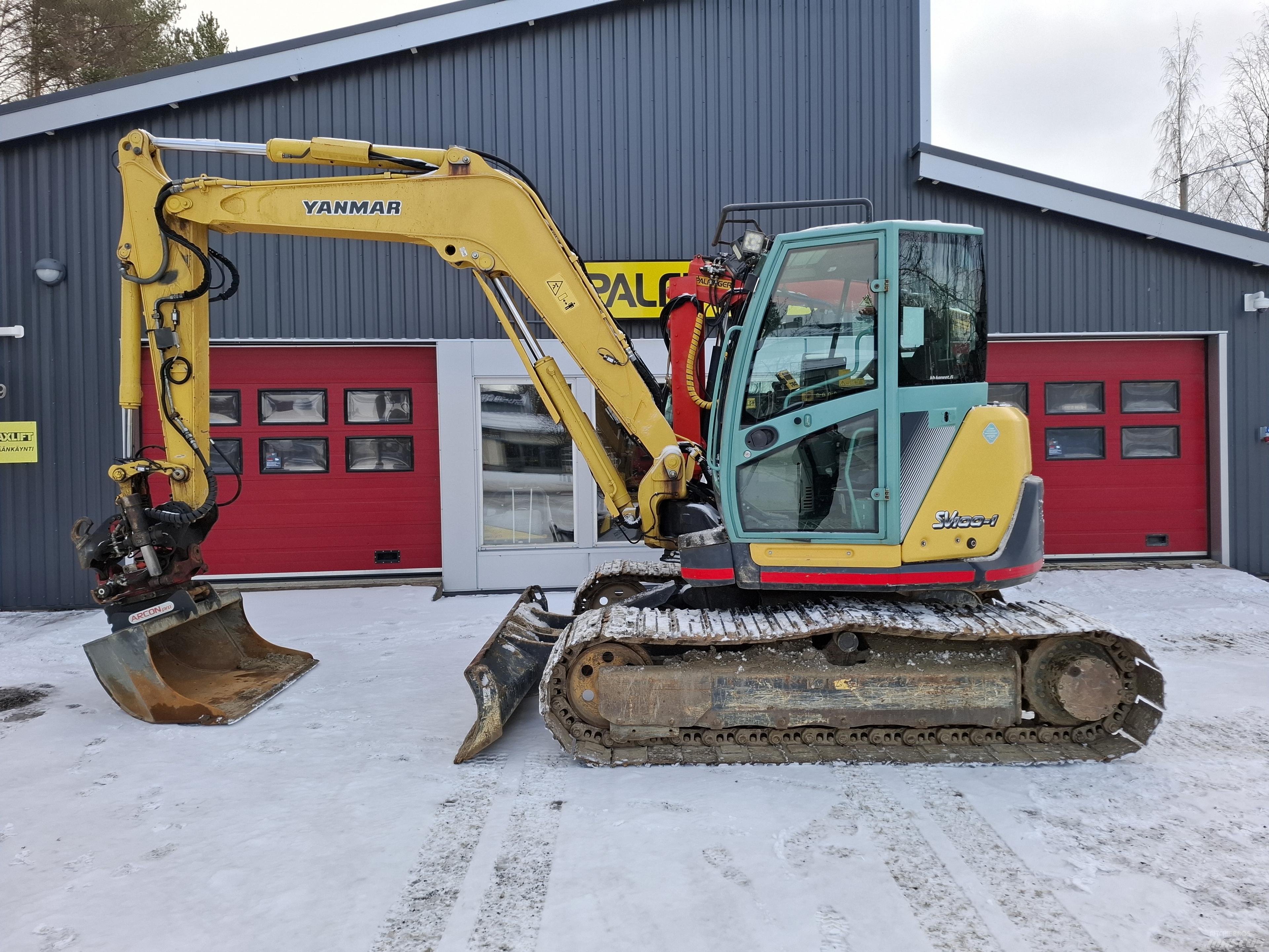 Yanmar SV100-1A 中型挖土機/掘鑿機/挖掘機 7t-12t