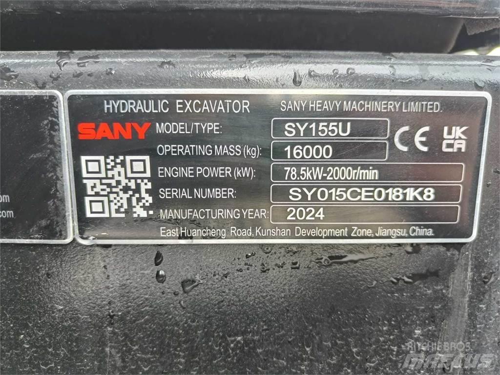 Sany SY155U 履帶式 挖土機/掘鑿機/挖掘機