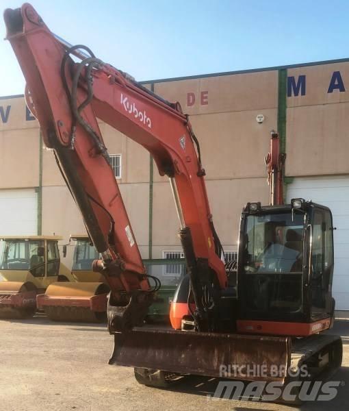 Kubota KX 080-4 中型挖土機/掘鑿機/挖掘機 7t-12t