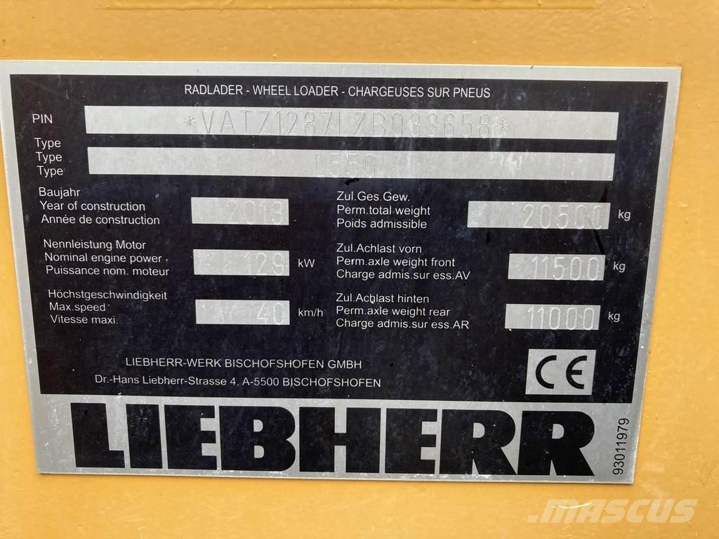 Liebherr L 550 輪胎式裝載機