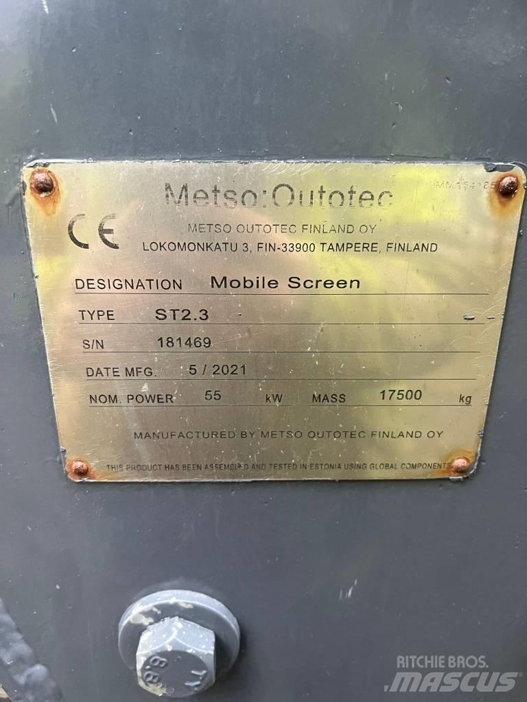 Metso ST2.3 移動式篩選機