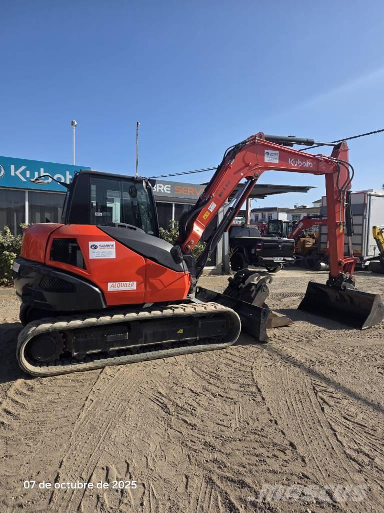 Kubota KX 080-4a2 中型挖土機/掘鑿機/挖掘機 7t-12t