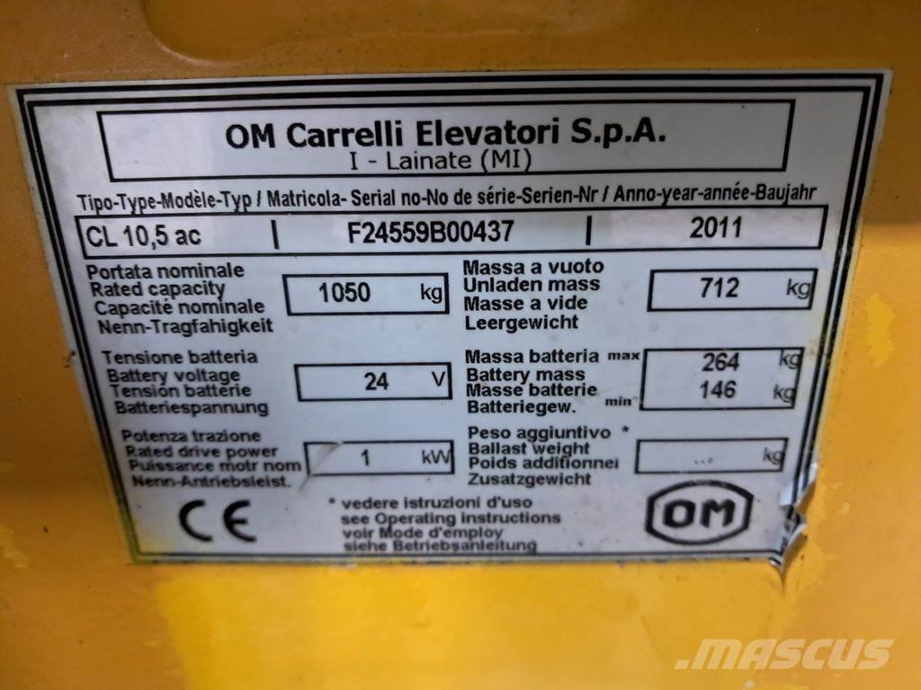 OM CL 10.5ac 行走控制式堆積機