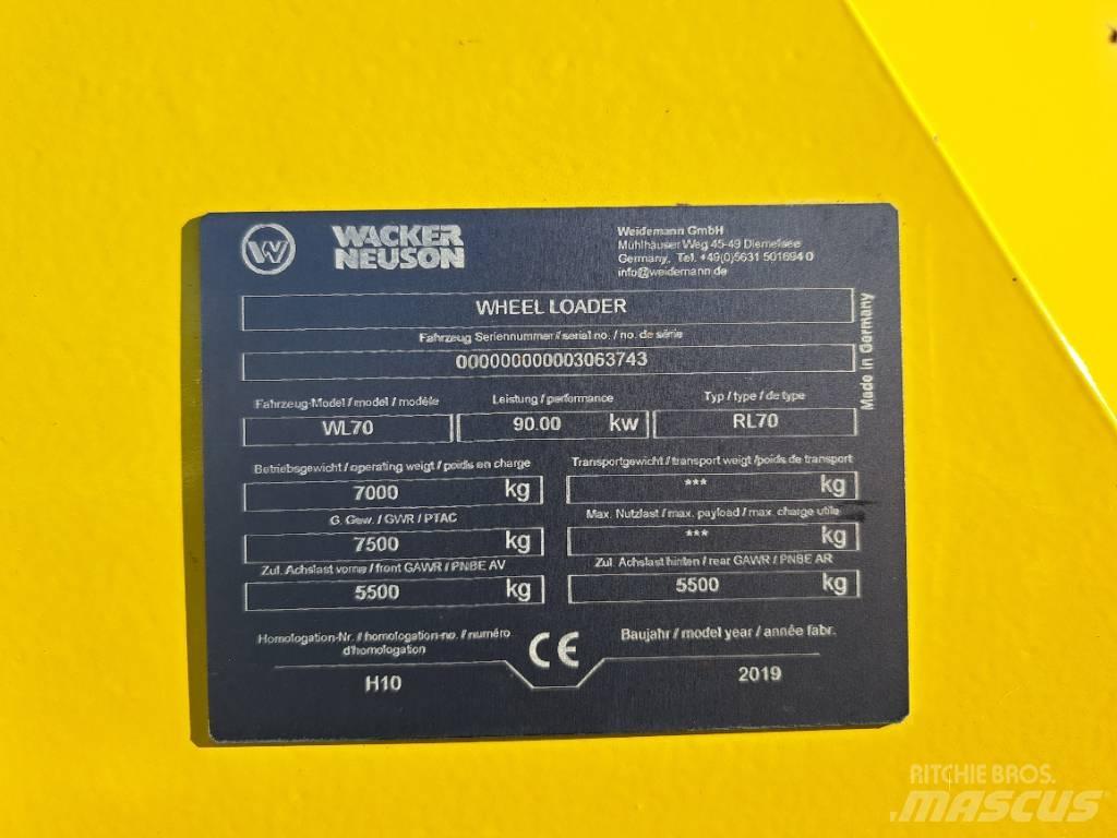 Wacker Neuson WL70 輪胎式裝載機