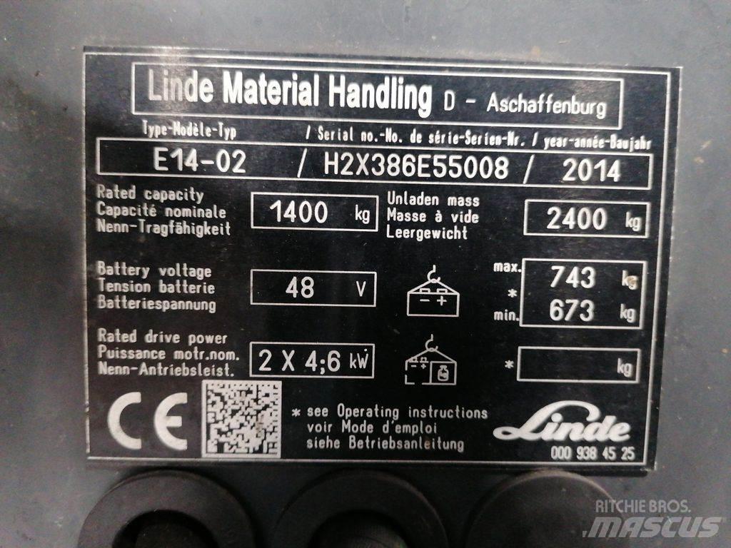 Linde E14-02 電動堆高機