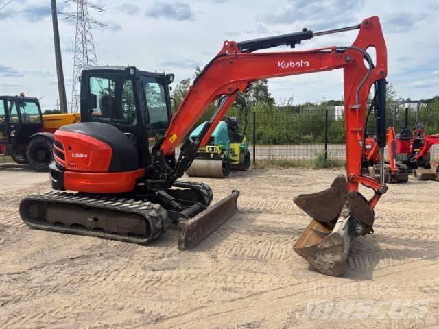 Kubota U 55-4 小型挖土機/掘鑿機<7t(小型挖掘機)
