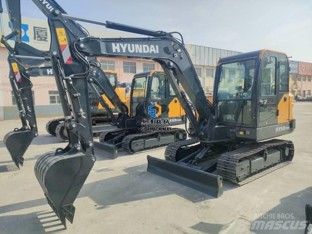 Hyundai HX60Pro 小型挖土機/掘鑿機<7t(小型挖掘機)
