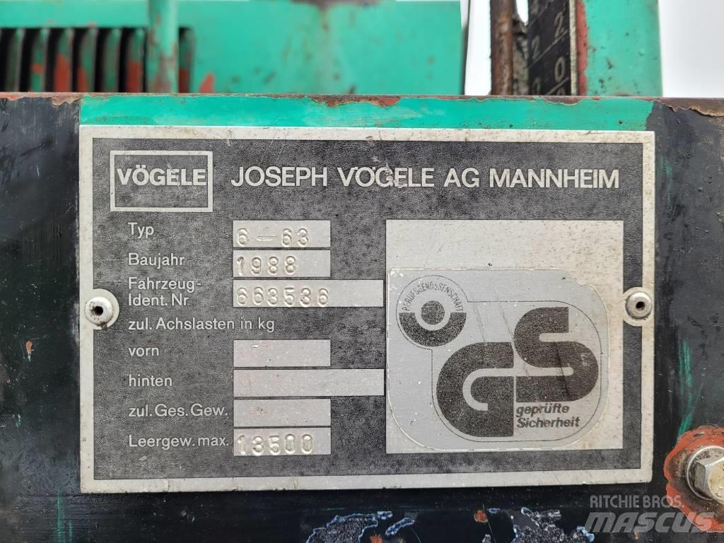 Vögele Super 1500 瀝青攤舖機/鋪路機