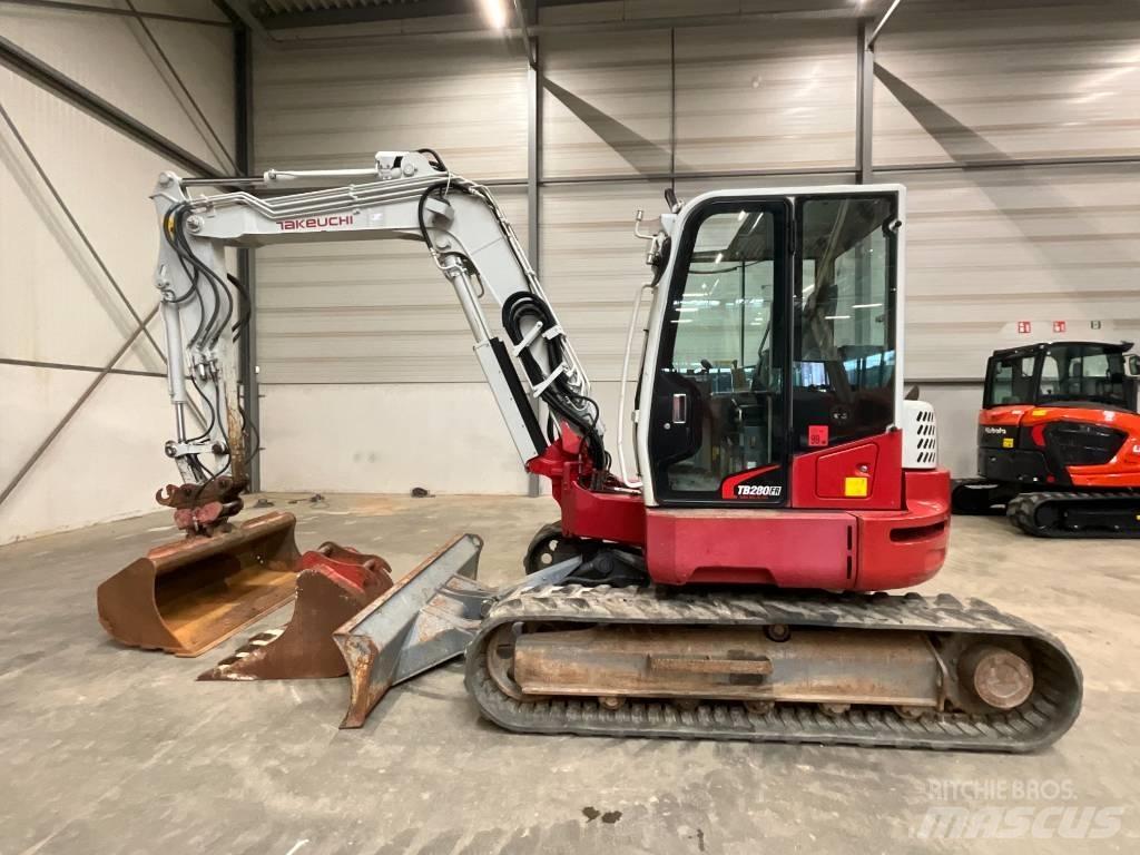 Takeuchi TB 280 FR 中型挖土機/掘鑿機/挖掘機 7t-12t