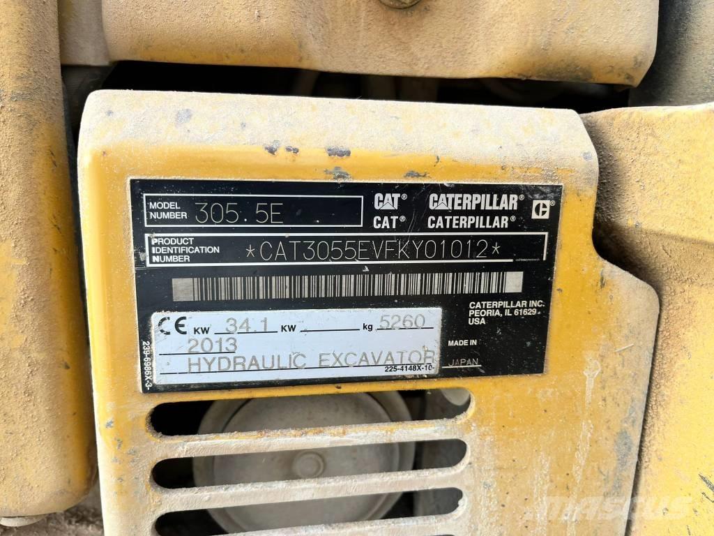 CAT 305.5 小型挖土機/掘鑿機<7t(小型挖掘機)