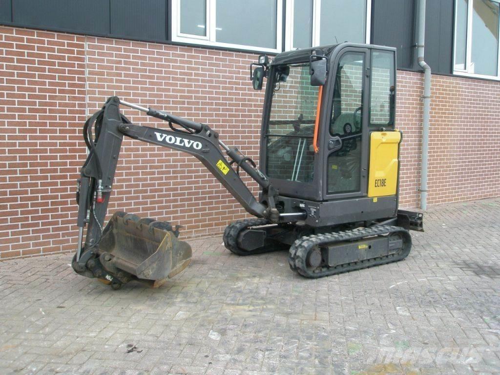Volvo ECR18E 小型挖土機/掘鑿機<7t(小型挖掘機)