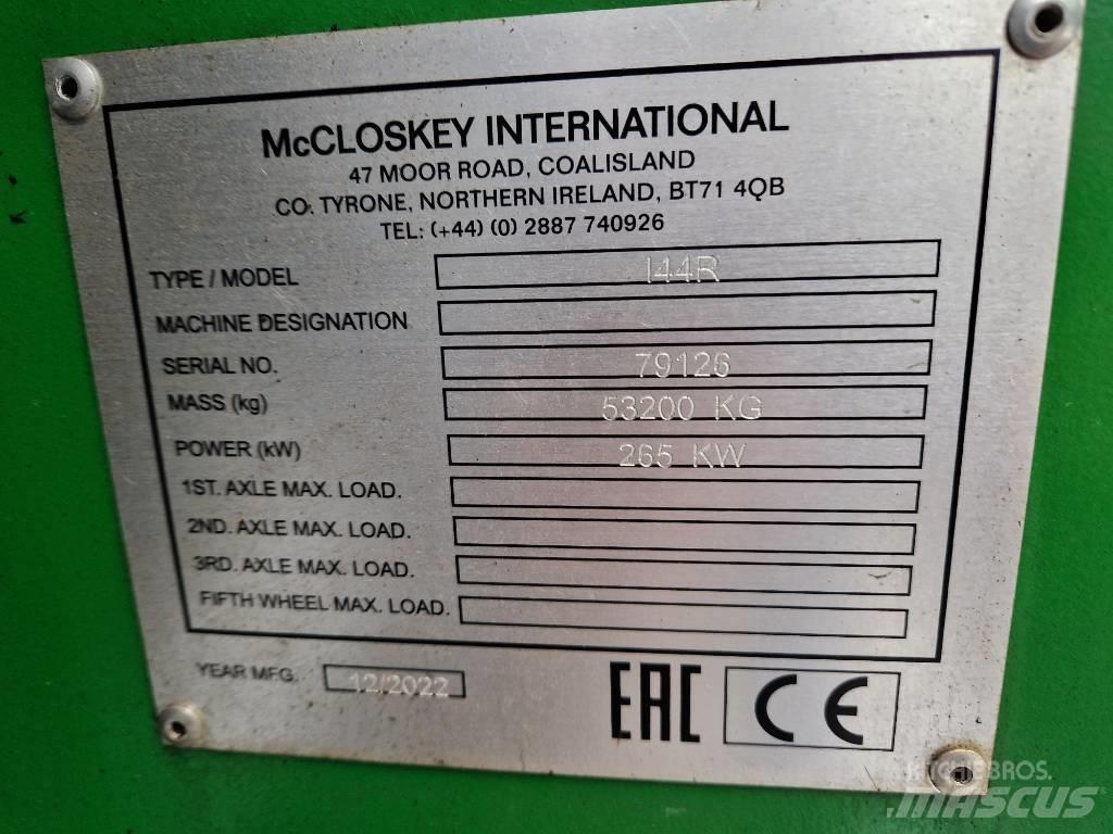 McCloskey I44RV3 破碎機