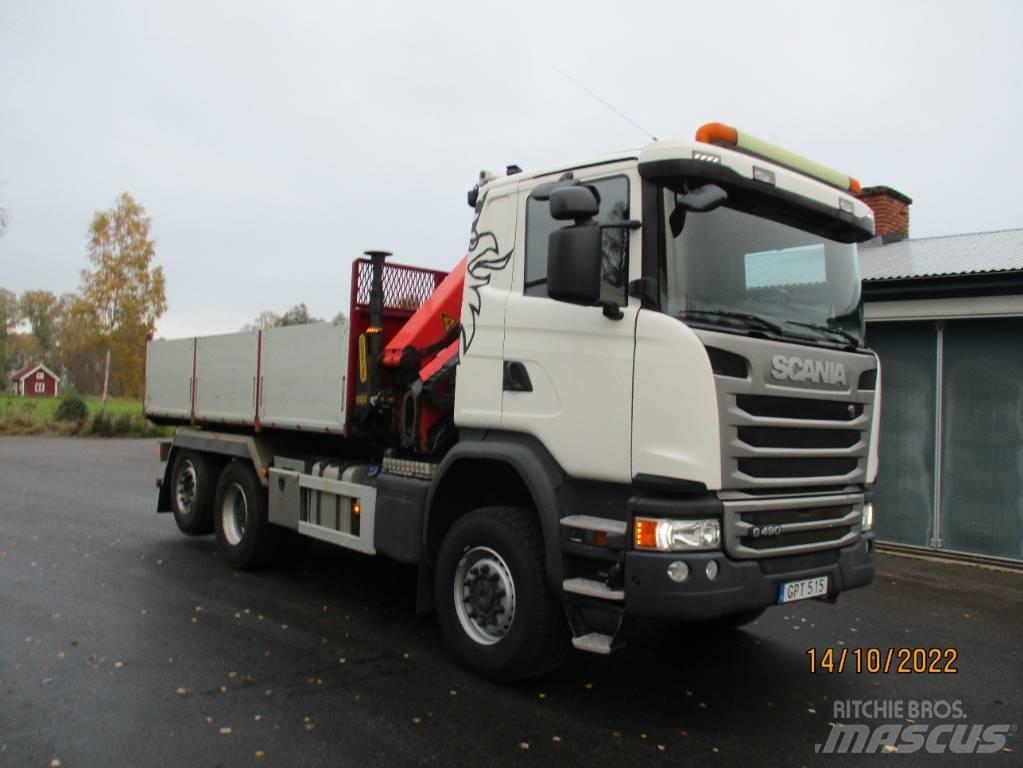 Scania G490cb6x4*4 起重機卡車