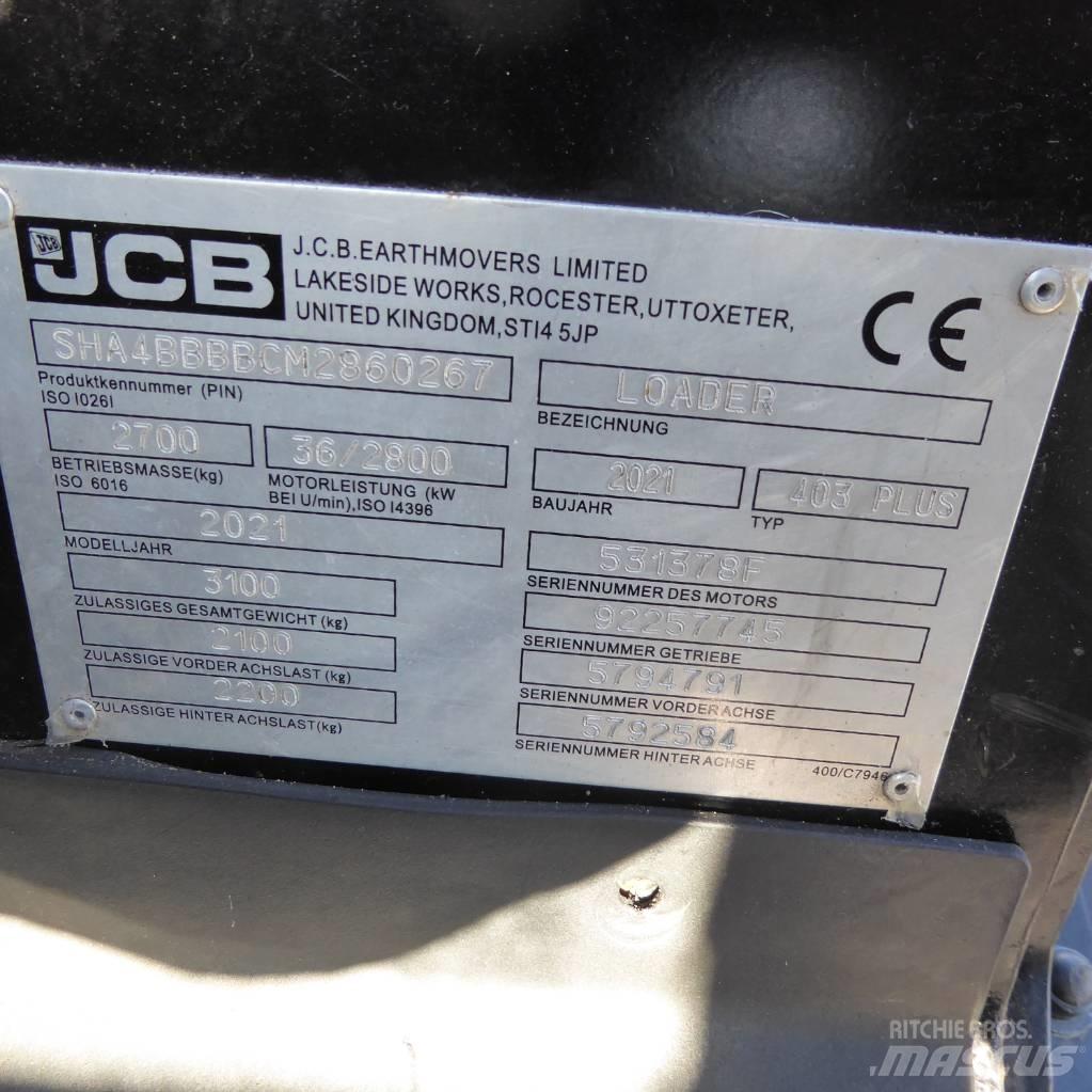 JCB 403 plus 輪胎式裝載機