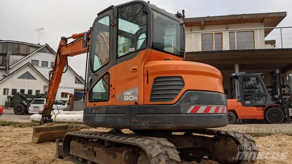 Doosan DX 80 R 中型挖土機/掘鑿機/挖掘機 7t-12t